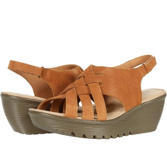 Skechers Shoes - Women's Sketchers Chestnut Parallel Love Song Wedge Sandals Size 10 Like New